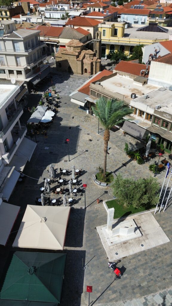 Square in Kalamata, southern Peloponesos, Greece